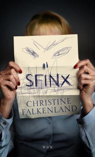 Sfinx – omslag till ljudboken av Christine Falkenland