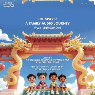 The Spark: Book 2: Numbers – Weeks 56-65: A Family Audio Journey – Volume 2 – omslag till ljudboken av Eric Theniss Ofori
