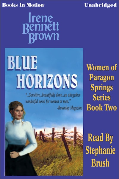 Blue Horizons – omslag til lydbogen af Irene Bennett Brown