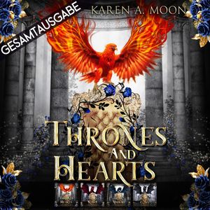 Gesamtausgabe - A Throne of Roses and Thorns – okładka audiobooka, autor Karen A. Moon