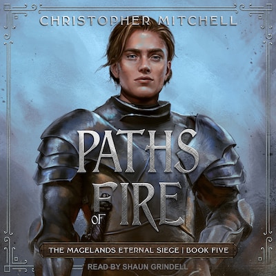 Paths of Fire – omslag til lydbogen af Christopher Mitchell