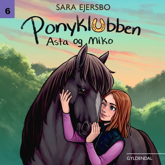Ponyklubben. Asta og Miko – omslag til lydbogen af Sara Ejersbo