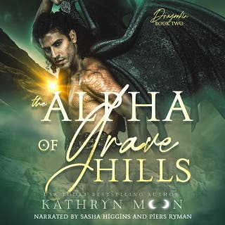 The Alpha of Grave Hills – omslag till ljudboken av Kathryn Moon
