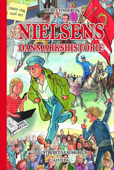 Nielsens danmarkshistorie – omslag til lydbogen af Mette Finderup