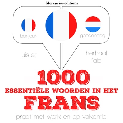 1000 essentiële woorden in het Frans – omslag van het luisterboek van JM Gardner
