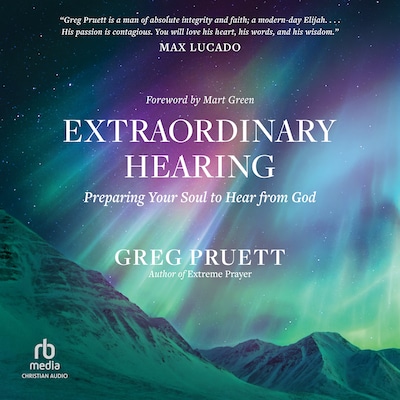 Extraordinary Hearing – omslag til lydbogen af Greg Pruett
