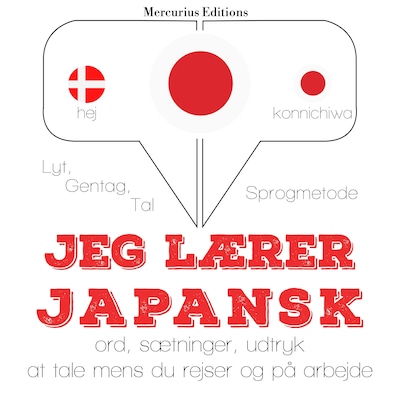 Jeg lærer japansk – omslag til lydbogen af JM Gardner