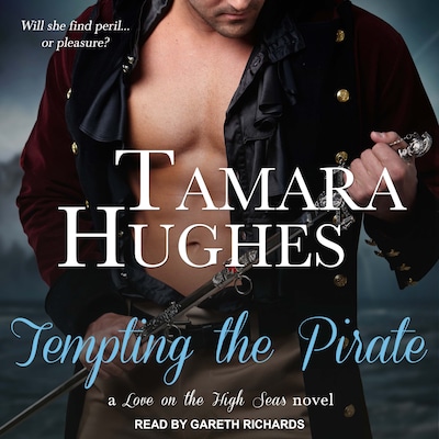 Tempting the Pirate – omslag til lydbogen af Tamara Hughes