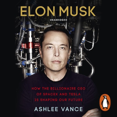 Elon Musk – omslag til lydbogen af Ashlee Vance