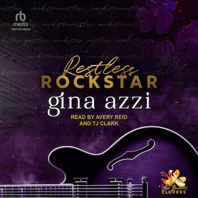 Restless Rockstar – omslag til lydbogen af Gina Azzi