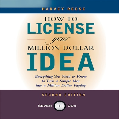 How to License Your Million Dollar Idea – omslag til lydbogen af Harvey Reese