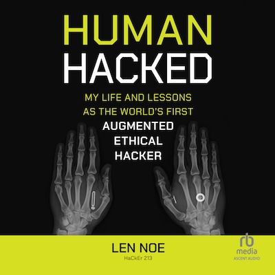 Human Hacked – omslag til lydbogen af Len Noe