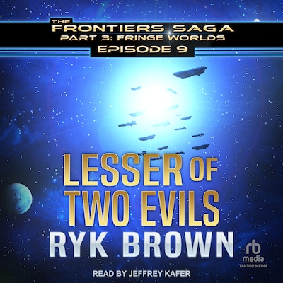 Lesser of Two Evils – omslag til lydbogen af Ryk Brown