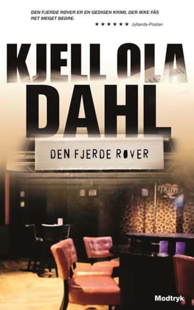 Den fjerde røver – omslag til lydbogen af Kjell Ola Dahl