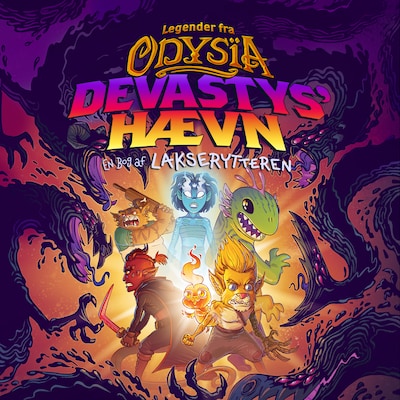 Legender fra Odysïa 3 - Devastys Hævn – omslag til lydbogen af Lakserytteren