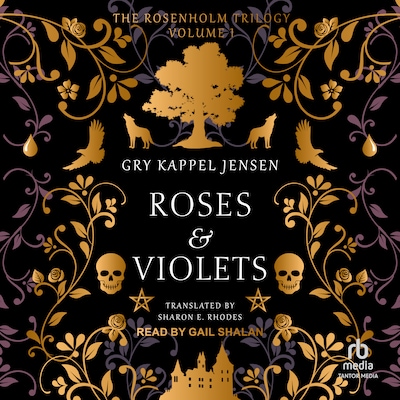 Roses & Violets – omslag til lydbogen af Gry Kappel Jensen