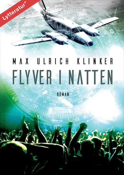 Flyver i natten – omslag til lydbogen af Max Ulrich Klinker