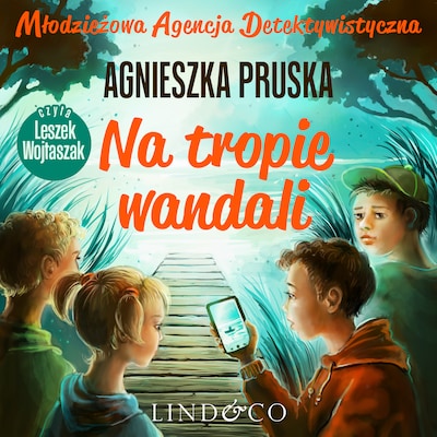 Na tropie wandali – okładka audiobooka, autor Agnieszka Pruska