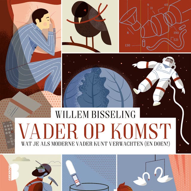 Vader op komst: Wat je als moderne vader kunt verwachten (en doen!) – omslag van het luisterboek van Willem Bisseling