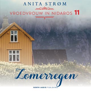 Zomerregen – omslag van het luisterboek van Anita Strøm