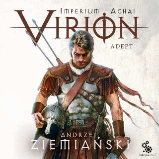 Virion. Adept – okładka audiobooka, autor Andrzej Ziemiański