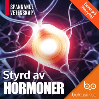 Styrd av hormoner – omslag till ljudboken av Bokasin