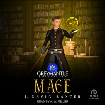 Mage – omslag til lydbogen af J. David Baxter