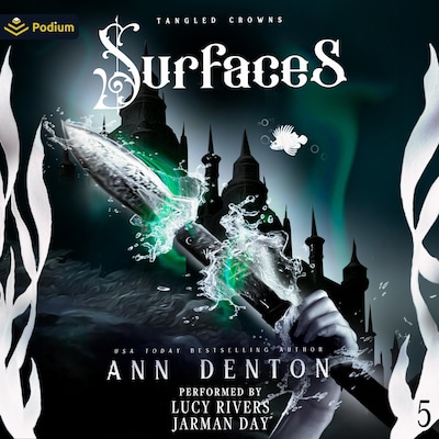 Surfaces – omslag til lydbogen af Ann Denton