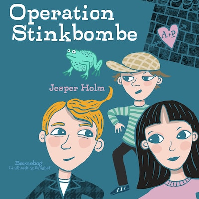 Operation Stinkbombe – omslag til lydbogen af Jesper Holm