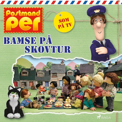 Postmand Per - Bamse på skovtur – omslag til lydbogen af John A. Cunliffe