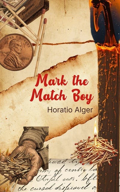 Mark the Match Boy – omslag til lydbogen af Horatio Alger