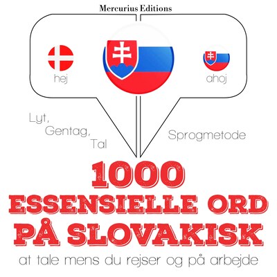 1000 essentielle ord på slovakisk – omslag til lydbogen af JM Gardner