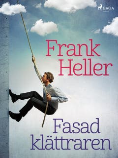 Fasadklättraren – omslag till ljudboken av Frank Heller