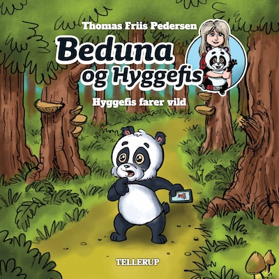 Beduna og Hyggefis #1: Hyggefis farer vild – omslag til lydbogen af Thomas Friis Pedersen