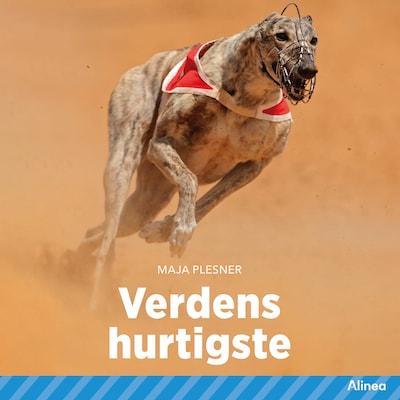 Verdens hurtigste – omslag til lydbogen af Maja Plesner