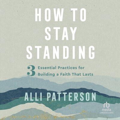 How to Stay Standing – omslag til lydbogen af Alli Patterson