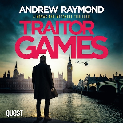 Traitor Games – omslag til lydbogen af Andrew Raymond
