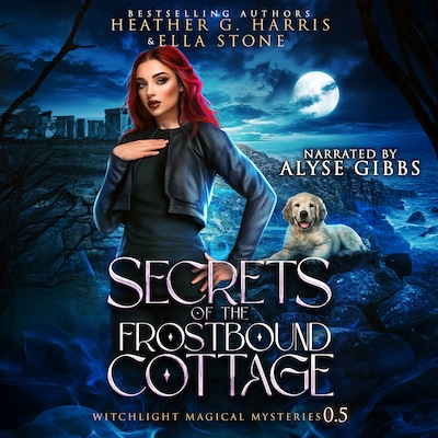 Secrets of the Frostbound Cottage – omslag til lydbogen af Ella Stone, Heather G. Harris