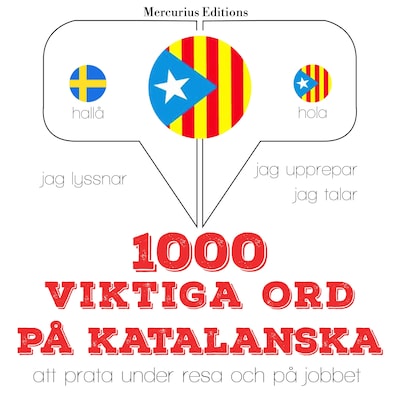 1000 viktiga ord på katalanska – omslag till ljudboken av JM Gardner
