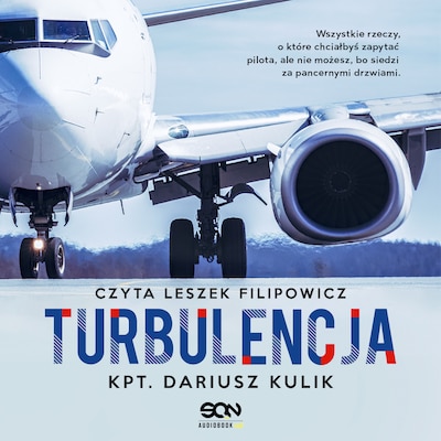 Turbulencja – okładka audiobooka, autor Dariusz Kulik