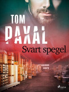 Svart spegel – omslag till ljudboken av Tom Paxal