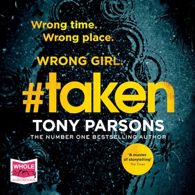 #taken – omslag til lydbogen af Tony Parsons