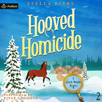 Hooved Homicide – omslag til lydbogen af Stella Bixby