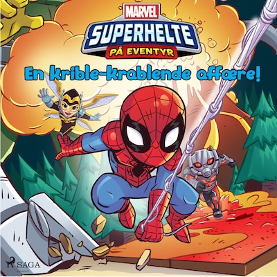 Marvel - Superhelte på eventyr - En krible-krablende affære! – omslag til lydbogen af Marvel