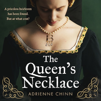 The Queen’s Necklace – omslag til lydbogen af Adrienne Chinn