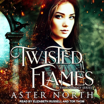 Twisted Flames – omslag til lydbogen af Aster North