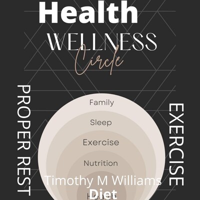 Health Wellness Exercise Proper Rest Diet – omslag van het luisterboek van Timothy Mario Williams