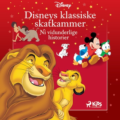 Disneys klassiske skatkammer - Ni vidunderlige historier – omslag til lydbogen af Disney
