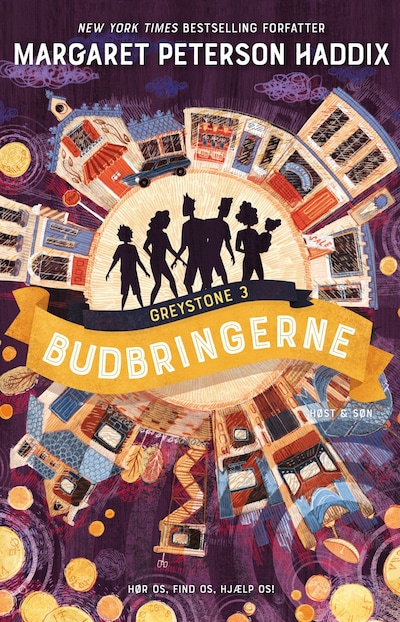 Greystone 3 - Budbringerne – omslag til lydbogen af Margaret Peterson Haddix