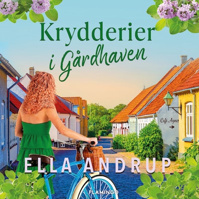 Krydderier i Gårdhaven – omslag til lydbogen af Ella Andrup